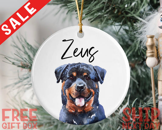 Personalized Dog Ornament, Christmas Ornaments, Custom Pet Ornament, Pet Portrait, Christmas Pet Gift, Dog Lover Gift, Pet Owner Gift