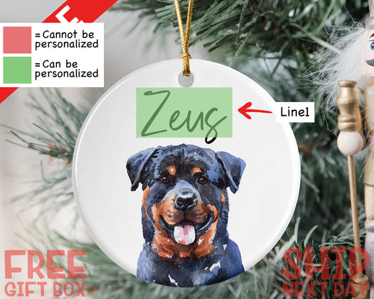 Personalized Dog Ornament, Christmas Ornaments, Custom Pet Ornament, Pet Portrait, Christmas Pet Gift, Dog Lover Gift, Pet Owner Gift